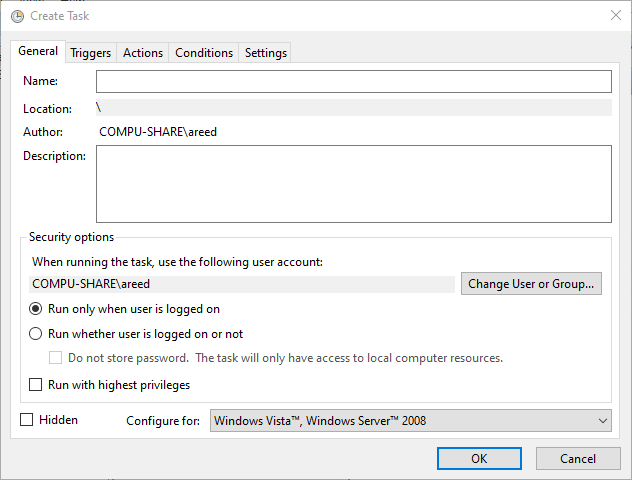 Scheduling Reports With Windows Task Scheduler